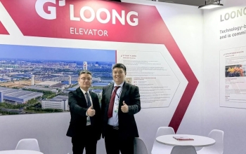 巨龍電梯亮相俄羅斯國際電梯展